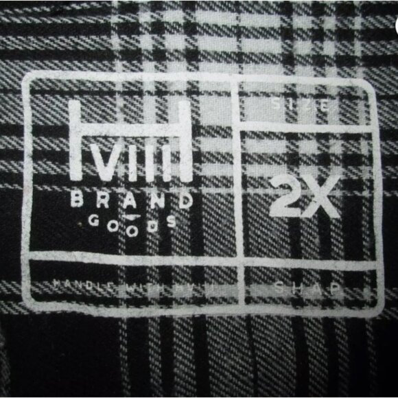 HVIII Brand Goods Holding Strong Flannel Shirt Men's XXL - Picture 3 of 7